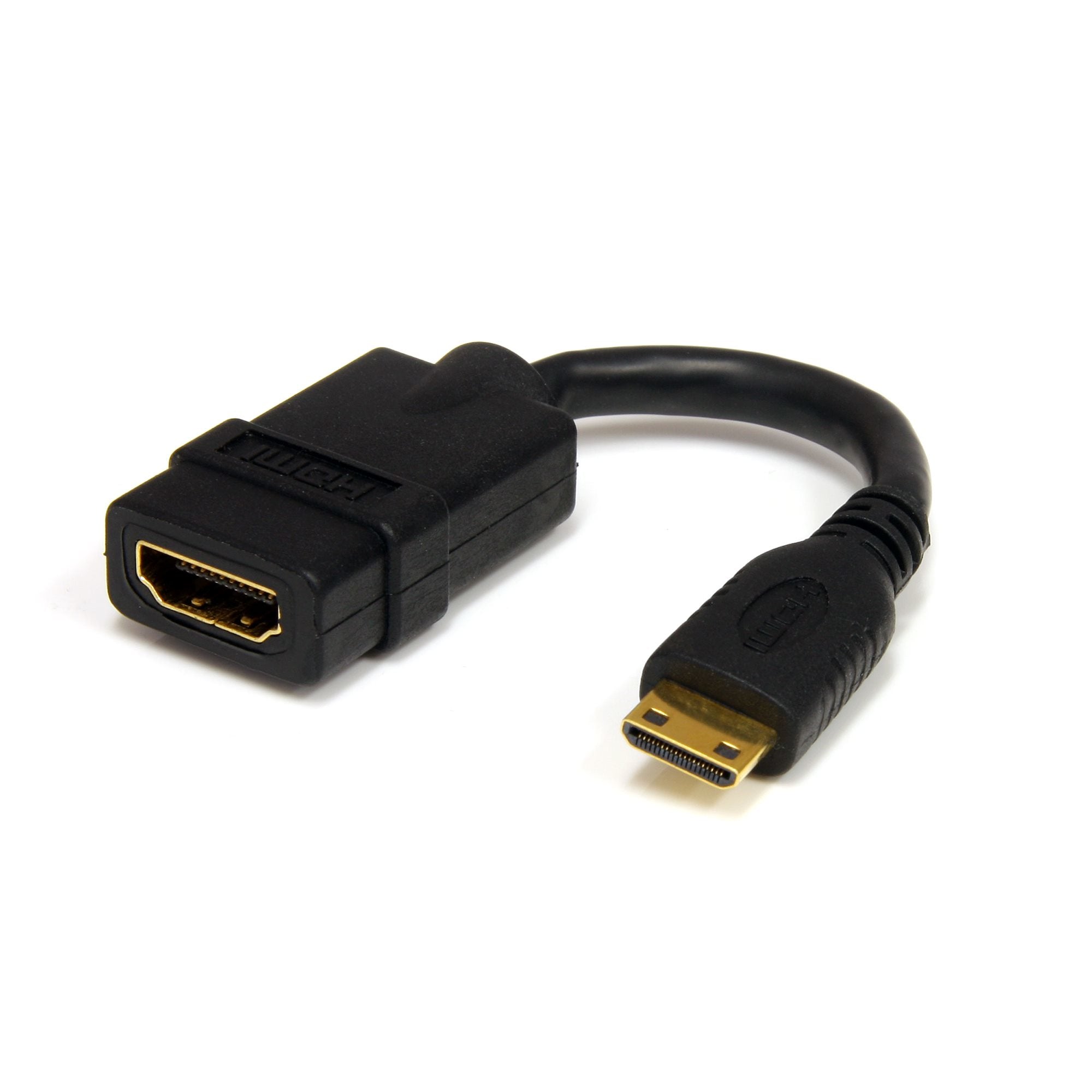 Startech.Com 5In Mini Hdmi To Hdmi Adapter - 4K High Speed Hdmi Adapter - 4K 30Hz Ultra Hd High