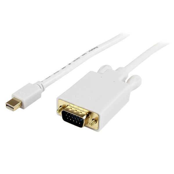 Startech.Com 6 Ft Mini Displayport To Vga Adapter Converter Cable Mdp To Vga 1920X1200 - White