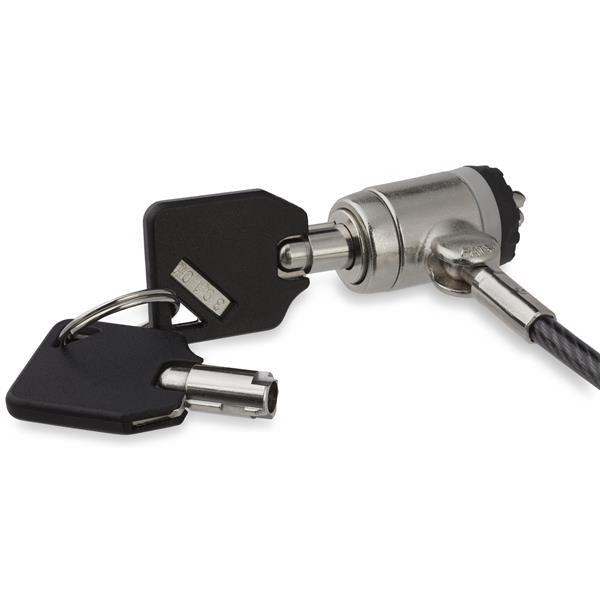 Startech.Com Keyed Cable Lock For Laptops - Push-To-Lock Button