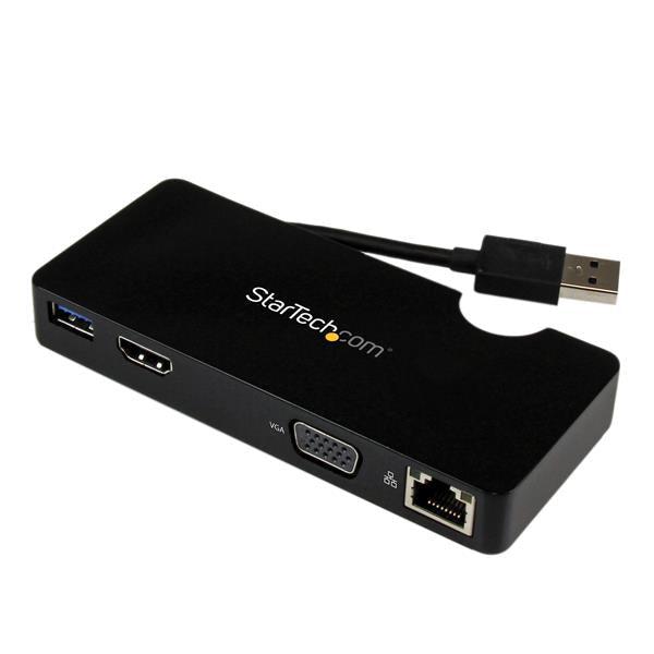 Startech.Com Travel Docking Station For Laptops - Hdmi Or Vga - Usb 3.0