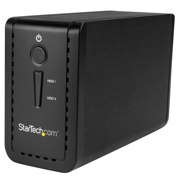 Startech.Com Usb 3.1 Dual 3.5” Sata (6Gbps) Hdd Enclosure With Raid - Usb-C And Usb-A