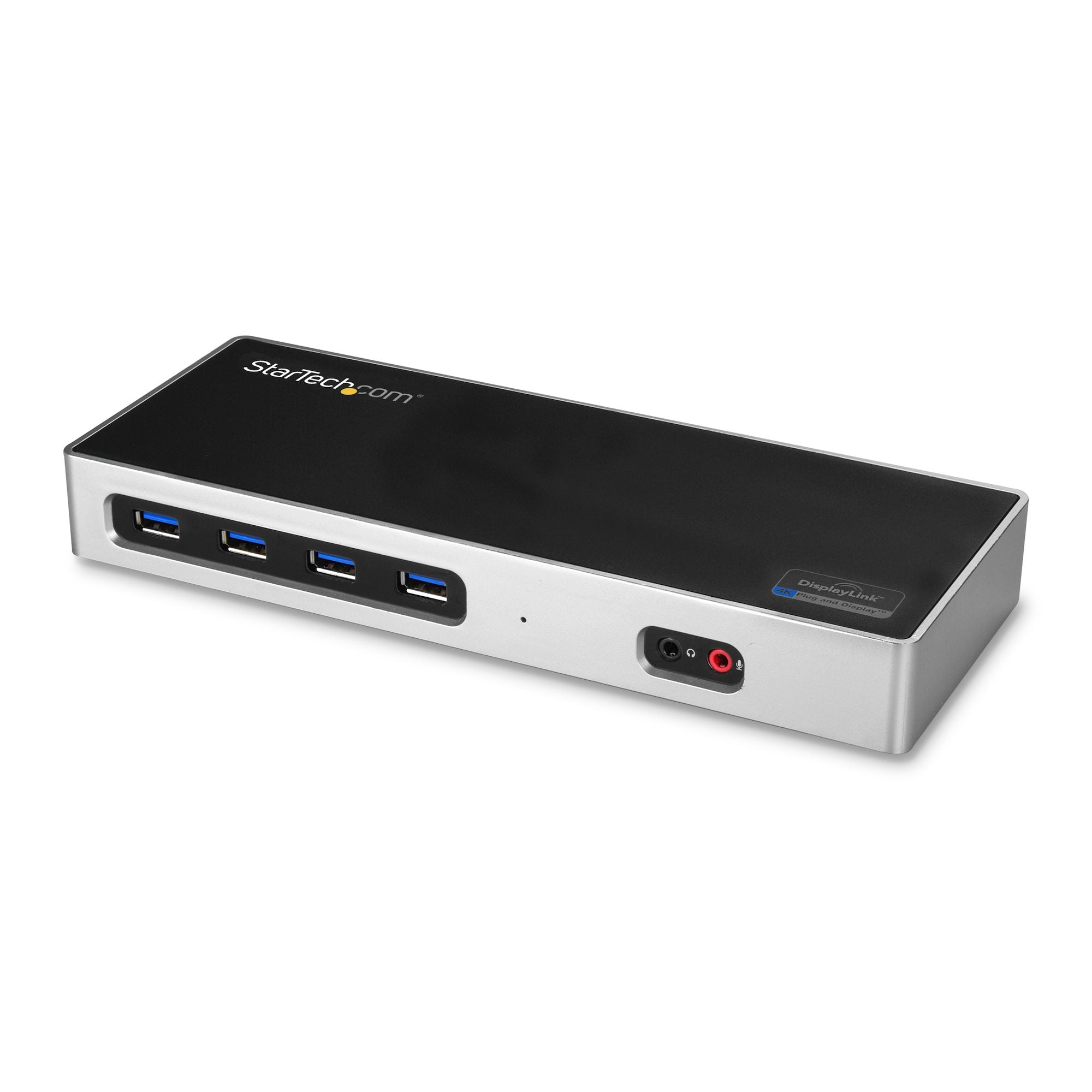 Startech.Com Usb-C & Usb-A Dock - Dual Monitor 4K 60Hz Dock Displayport + Hdmi - Hybrid Usb 3.0 Docking Station For Usb-C Or Usb-A Laptops - 6X Usb Type-A, Gbe - Usb 3.1 Gen 1 - Mac/Windows