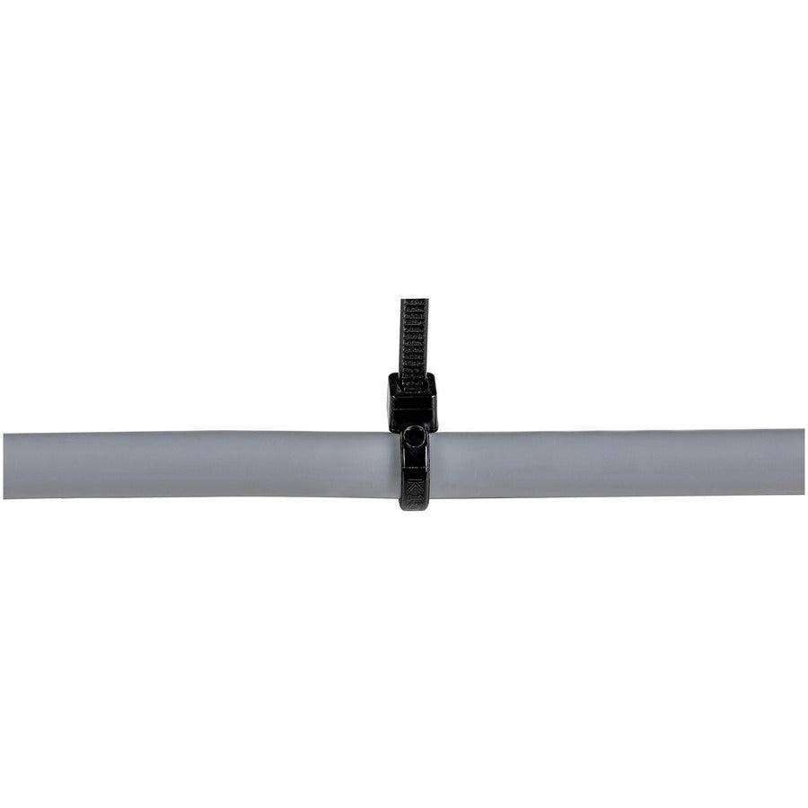 Startech.Com 100 Pack 4" Cable Ties - Black Small Nylon/Plastic Zip Tie - Adjustable