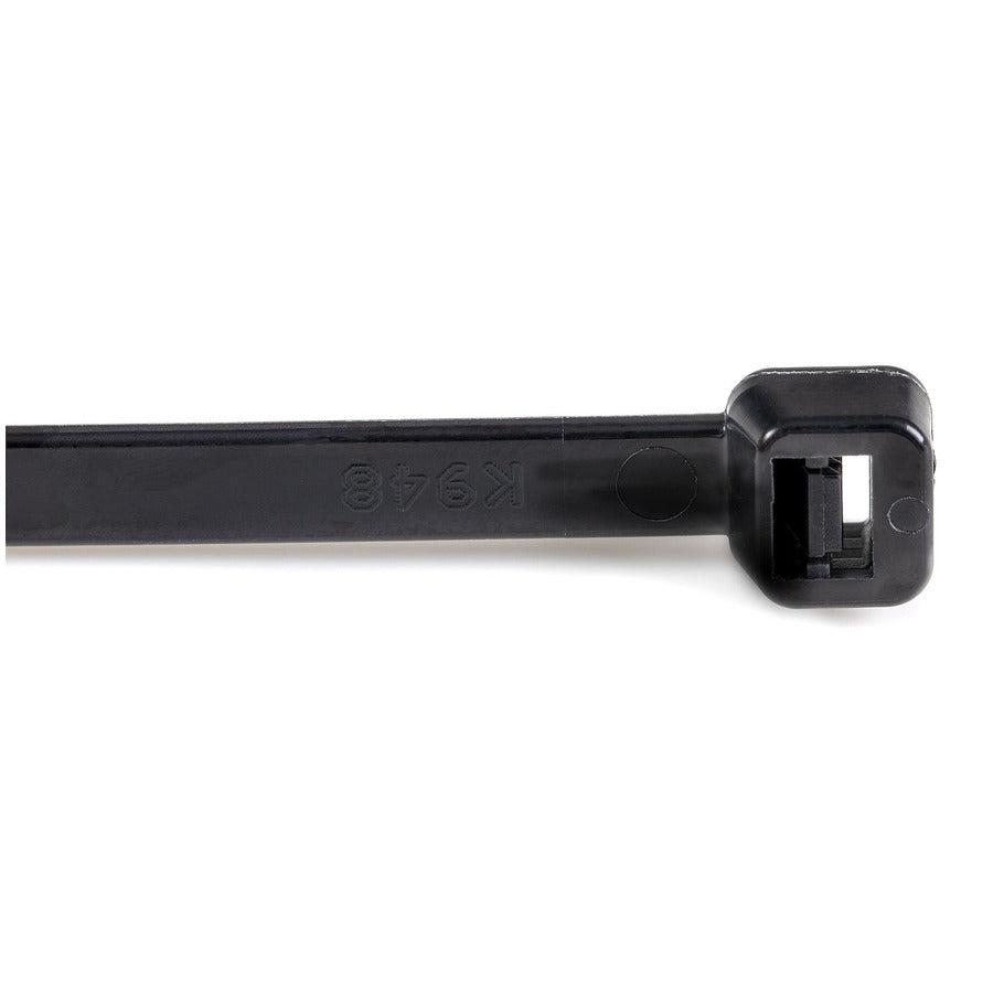 Startech.Com 1000 Pack 10" Cable Ties - Black Extra Large Nylon/Plastic Zip Tie - Adjustable Electrical/Network Cable Wraps/-40 To +85C Temp/94V-2 Fire & Ul Rated Taa