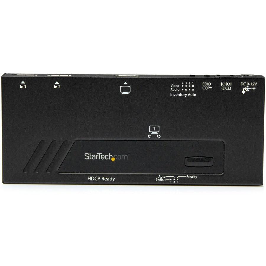 Startech.Com 2-Port Hdmi Automatic Video Switch - 4K With Fast Switching
