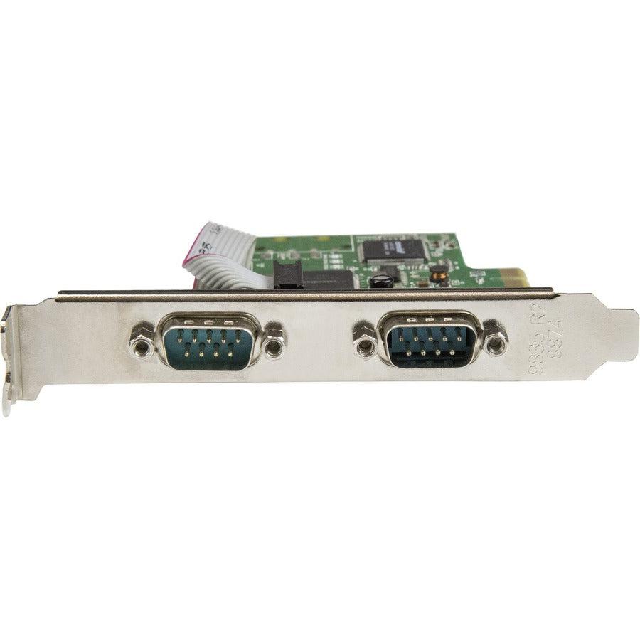 Startech.Com 2-Port Pci Express Serial Card With 16C1050 Uart - Rs232