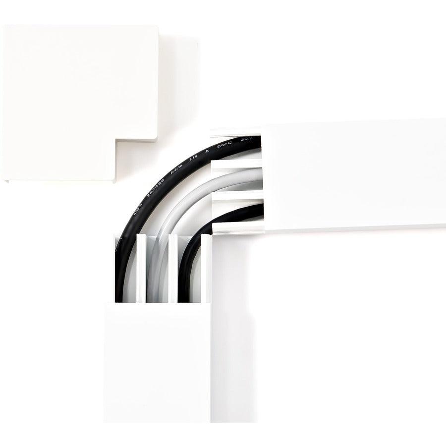 Startech.Com 20 Pack Cable Raceway L Connector For Cbmcwd5020 - 90 Degree Right Angle - Flat L