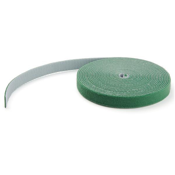Startech.Com 25Ft Hook And Loop Roll - Cut-To-Size Reusable Cable Ties - Bulk Industrial Wire Hklp25Gn