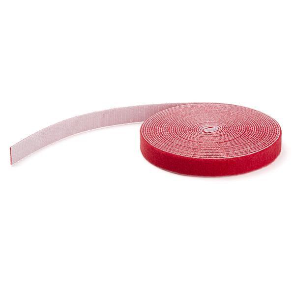 Startech.Com 25Ft Hook And Loop Roll - Cut-To-Size Reusable Cable Ties - Bulk Industrial Wire Hklp25Rd