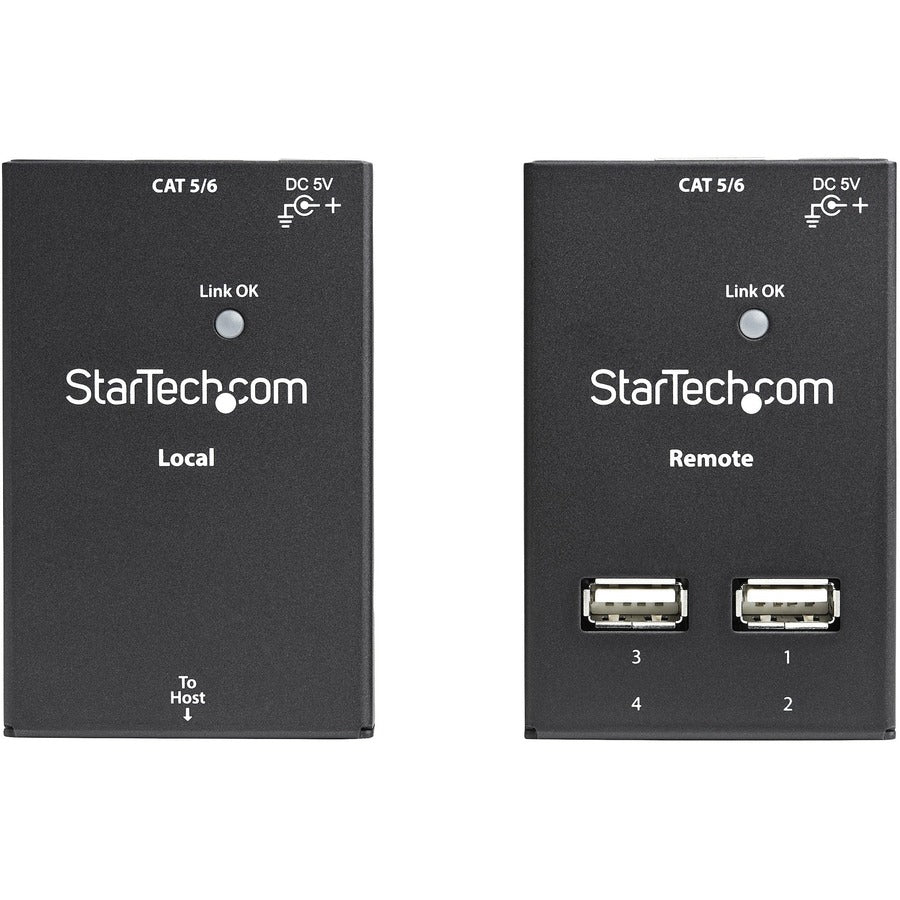 Startech.Com 4-Port Usb 2.0-Over-Cat5-Or-Cat6 Extender - 165Ft (50M)