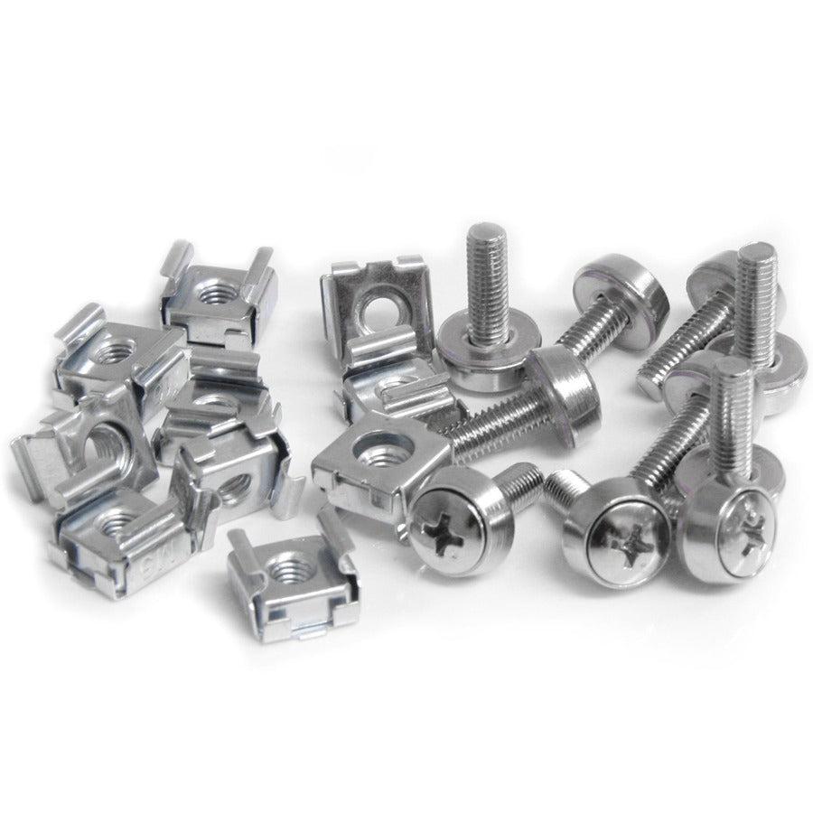 Startech.Com 50 Pkg M5 Mounting Screws And Cage Nuts For Server Rack Cabinet