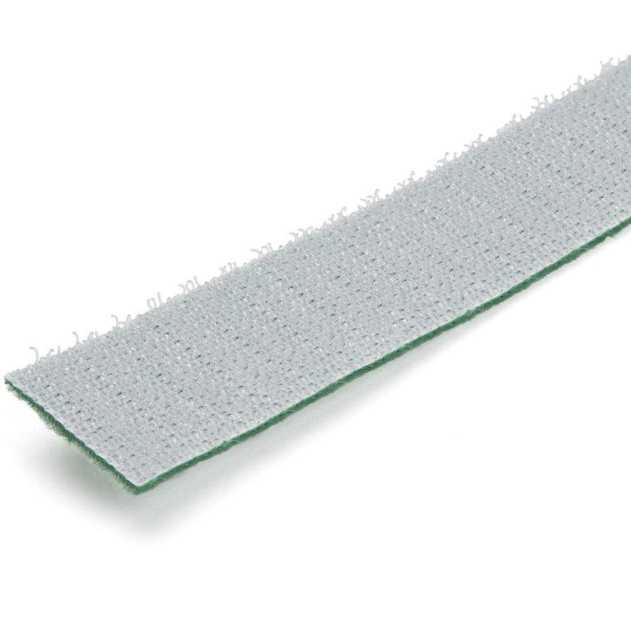 Startech.Com 50Ft Hook And Loop Roll - Cut-To-Size Reusable Cable Ties - Bulk Industrial Wire Hklp50Gn