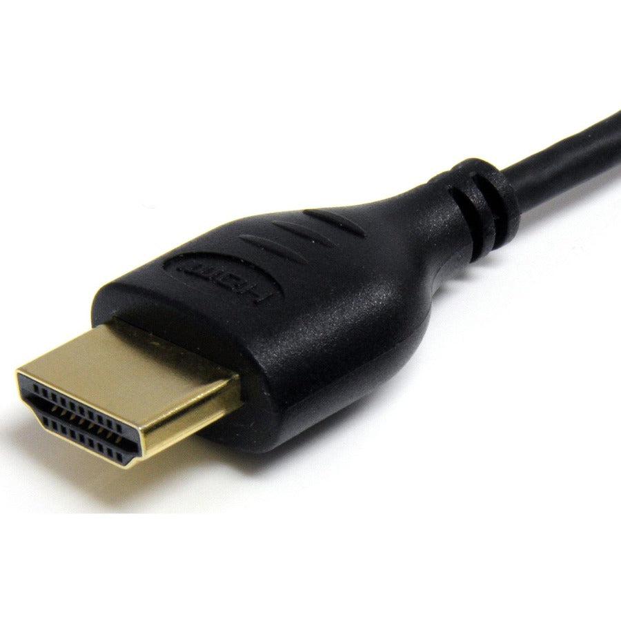 Startech.Com 6Ft Slim Hdmi Cable - 4K High Speed Hdmi Cable With Ethernet - 4K 30Hz Uhd Hdmi Cord