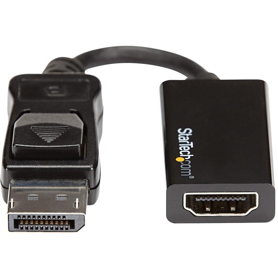 Startech.Com Displayport To Hdmi Adapter - 4K 60Hz Active Dp 1.4 To Hdmi 2.0 Video Converter - Dp To