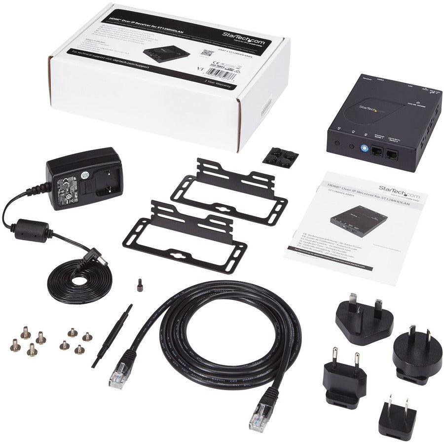 Startech.Com Hdmi Video Over Ip Gigabit Lan Ethernet Receiver For St12Mhdlan - 1080P