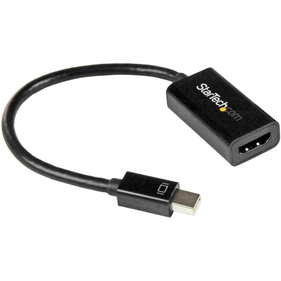 Startech.Com Mdp To Dvi Connectivity Kit - Active Mini Displayport To Hdmi Converter With 6 Ft. Hdmi To Dvi Cable