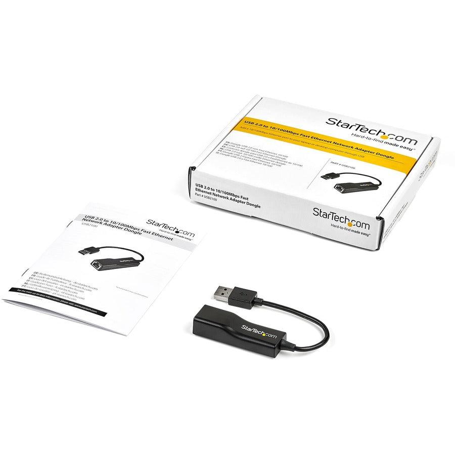 Startech.Com Usb 2.0 To 10/100 Mbps Ethernet Network Adapter Dongle
