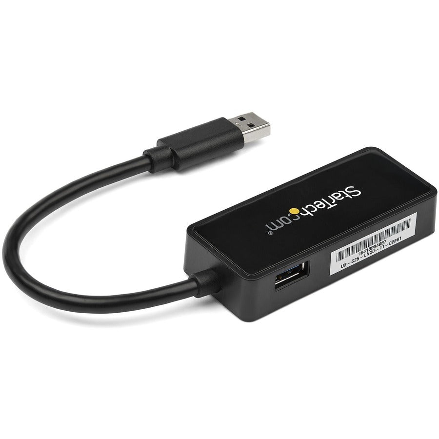 Startech.Com Usb 3.0 To Gigabit Ethernet Adapter Nic W/ Usb Port - Black