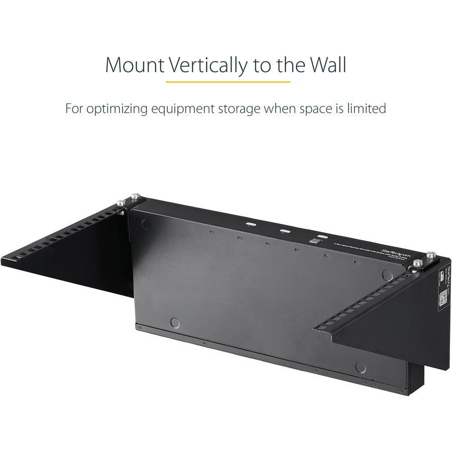 Startech.Com Vertical Wall-Mount Server Rack - Solid Steel - 6U