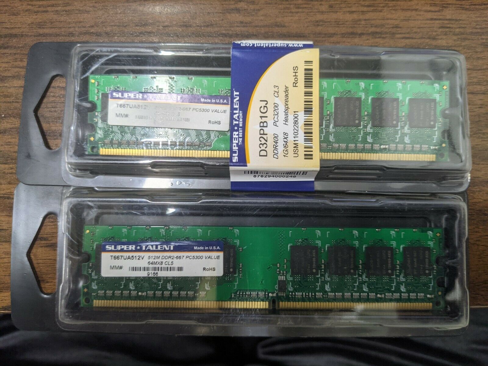 Super Talent Ddr2-667 512Mb/64X8 Memory