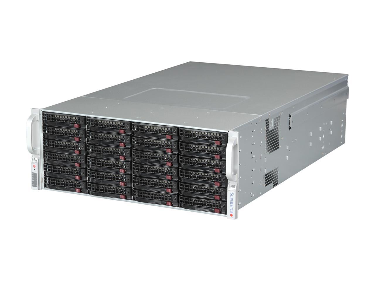 Supermicro Cse-847E16-R1400Lpb 1400W 4U Rackmount Server Chassis (Black)