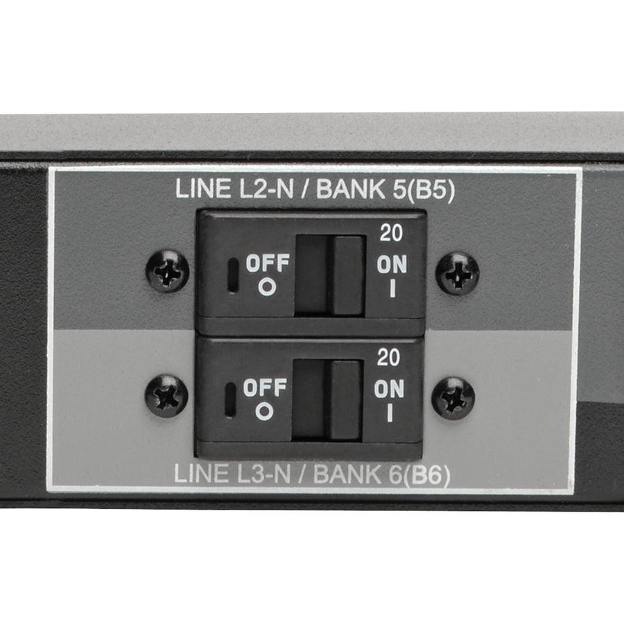 Switched Power Distribution Unit 23kW 3-Phase PDU - Touchscreen LCD | Tripp Lite PDU3XEVSR6G32B