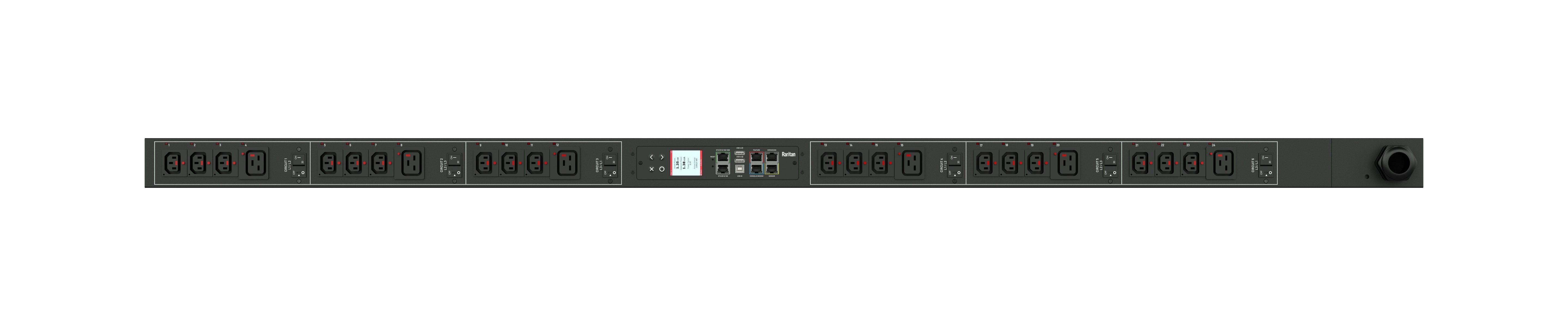 Switched Power Distribution Unit - Raritan PX3-5537-E2N3V2 Metered PDU | TechSoft