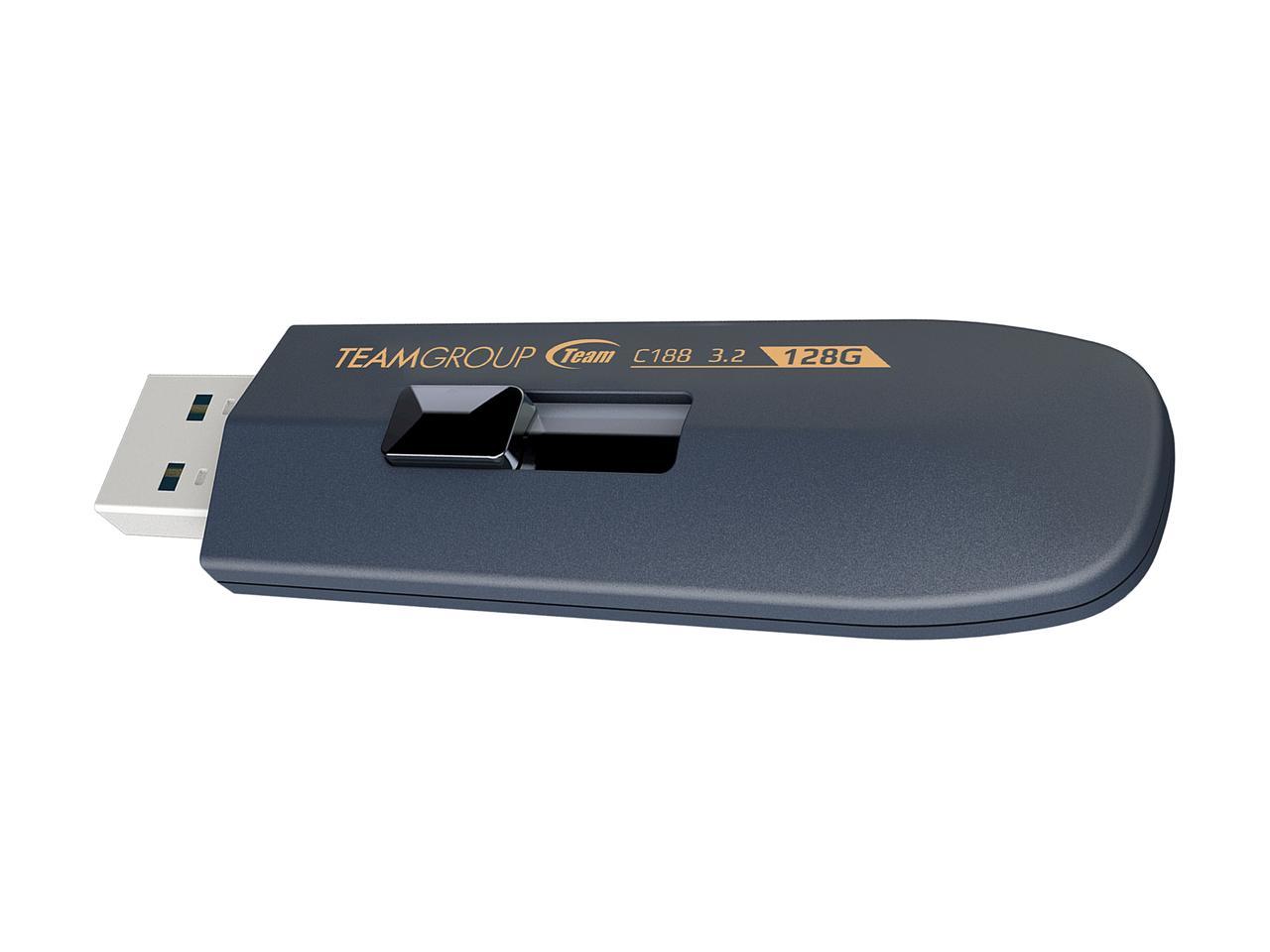 Team 128Gb C188 Usb 3.2 Gen1 Flash Drive, Speed Up To 130Mb/S (Tc1883128Gl01)