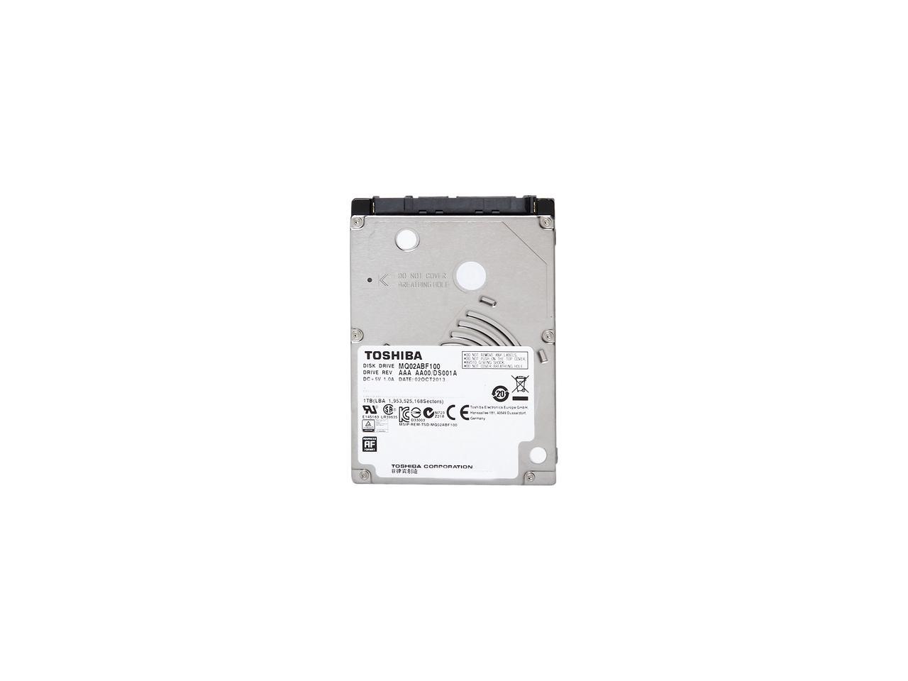Toshiba Mq02Abf100 1Tb 5400 Rpm 16Mb Cache Sata 6.0Gb/S 2.5" Internal Notebook Hard Drive Bare Drive
