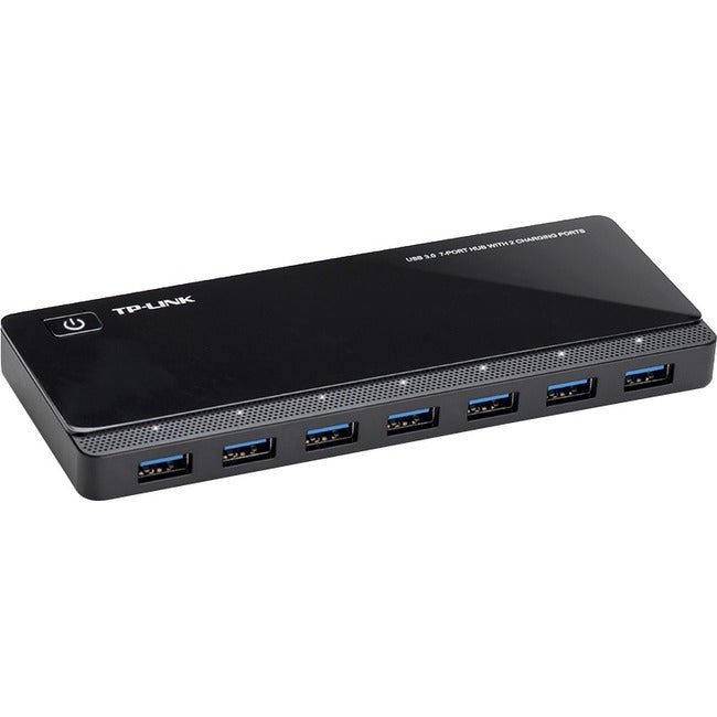 Tp-Link Uh720 - Powered Usb Hub 3.0 With 7 Usb 3.0 Data Ports And 2 Smart Charging Usb Ports