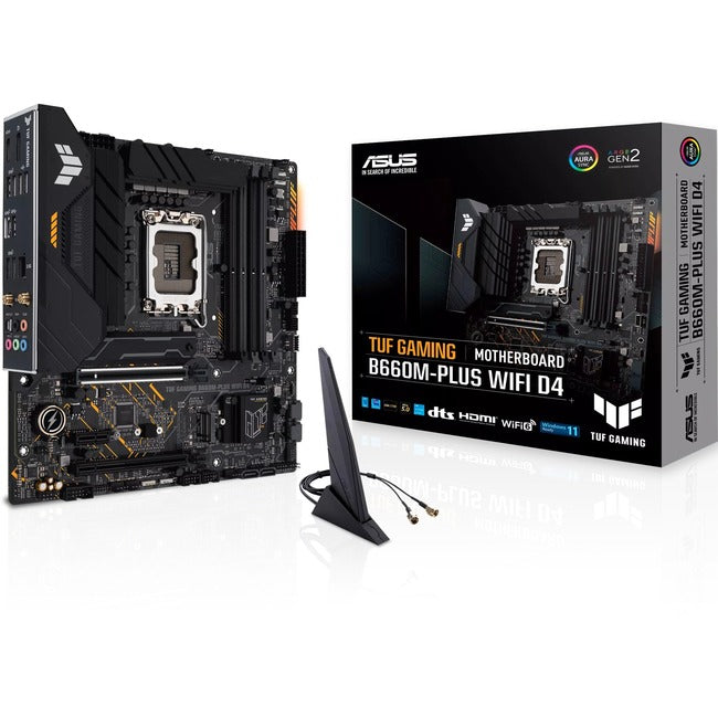 Tuf Gaming B660M-Plus Wifi D4 Gaming Desktop Motherboard - Intel B660 Chipset - Socket Lga-1700 - Intel Optane Memory Ready - Micro Atx