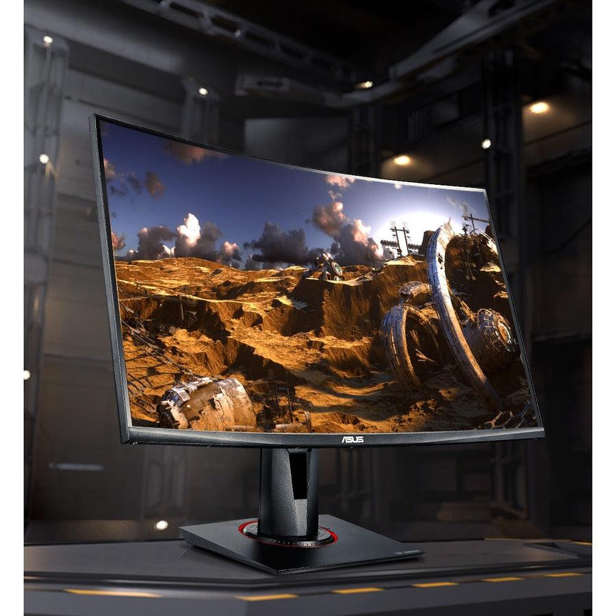 TUF VG27WQ 27 Class WQHD Curved Screen Gaming LCD Monitor - 16:9 - Black"