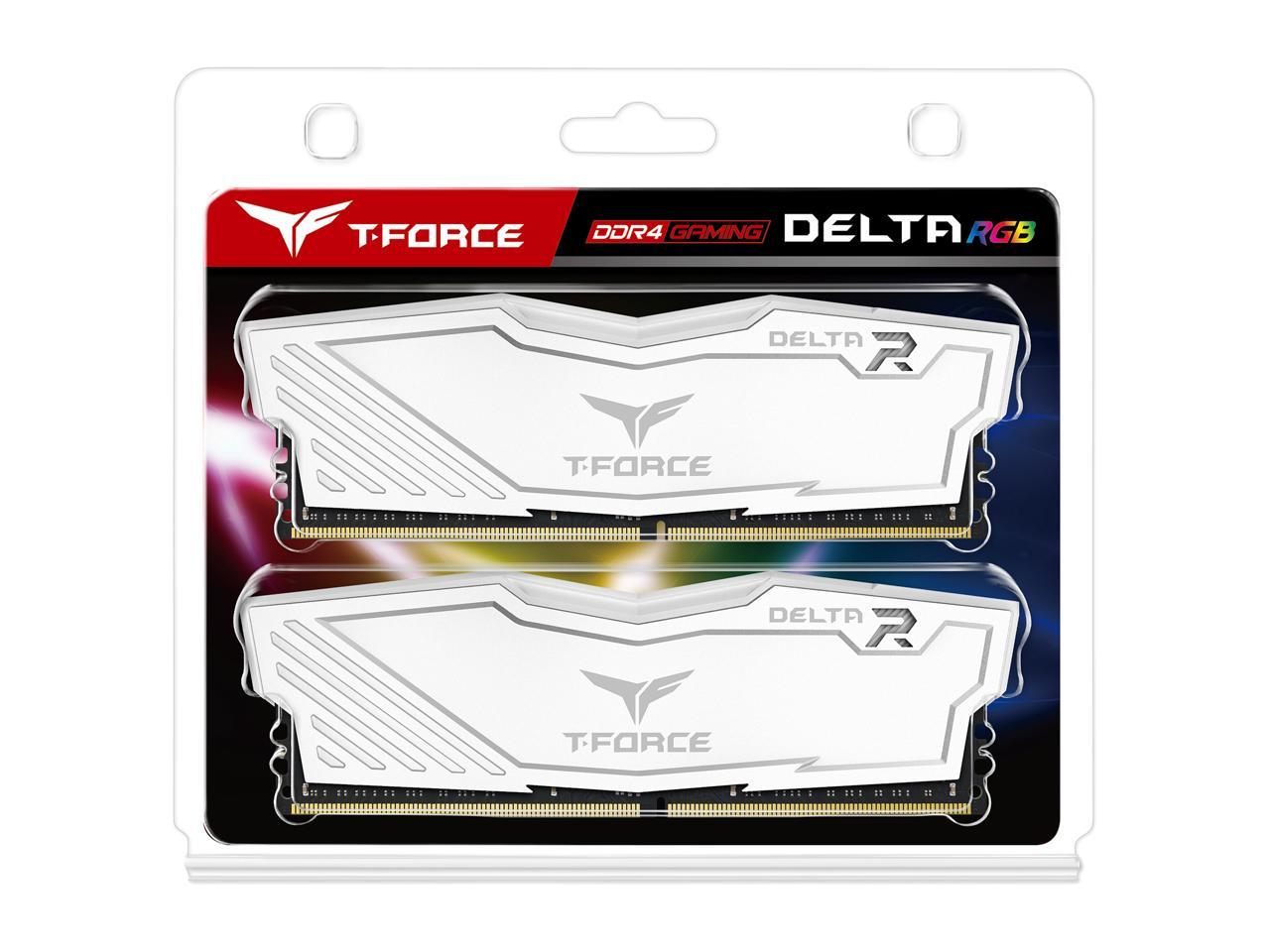 Team T-Force Delta Rgb 16Gb (2 X 8Gb) 288-Pin Ddr4 Sdram Ddr4 3000