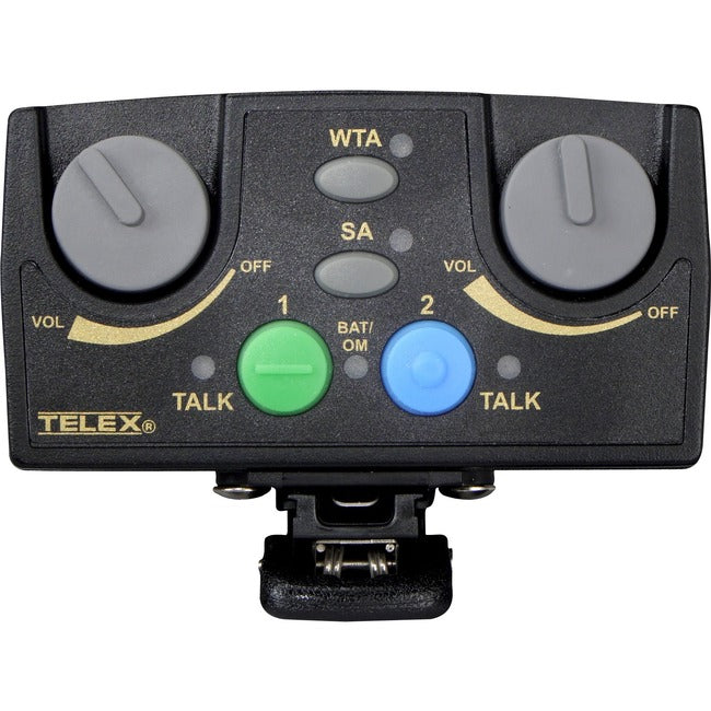 Telex Narrow Band UHF Two-Channel Binaural Wireless Synthesized Portable Beltpack TR-82N-F4R5