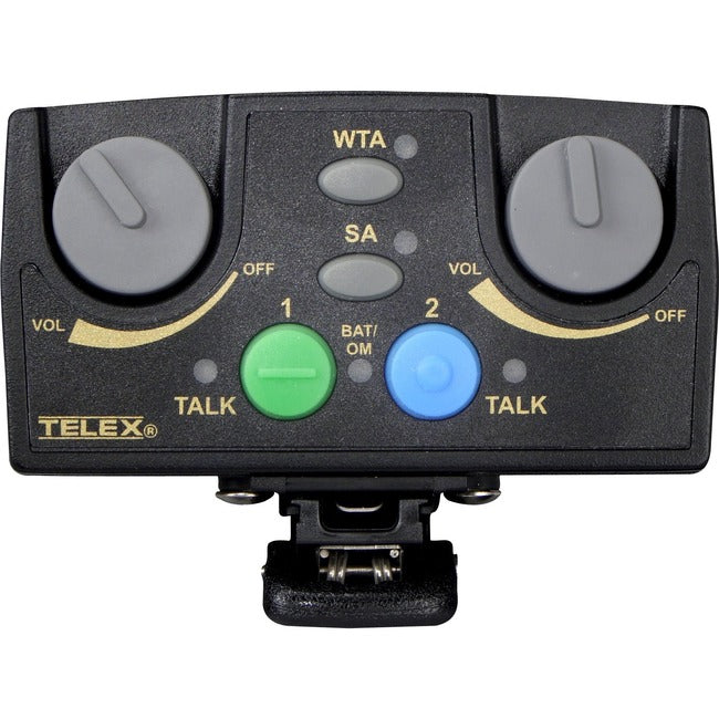 Telex Narrow Band UHF Two-Channel Binaural Wireless Synthesized Portable Beltpack TR-82N-H2R