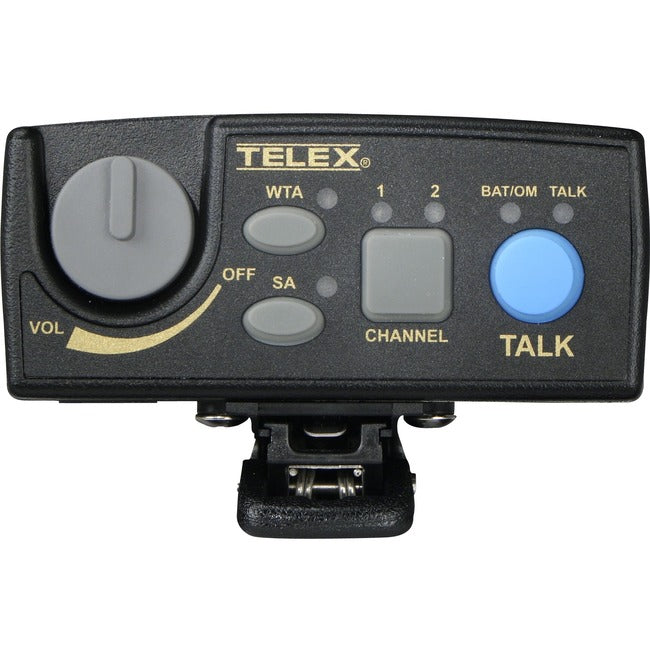 Telex Narrow Band UHF Two-Channel Wireless Synthesized Portable Beltpack TR-80N-F1R5