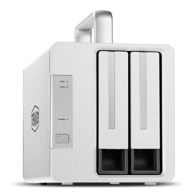Terramaster D2 Thunderbolt 3 Professional-Grade 2-Bay External Hard Drive Enclosure Raid 0/Raid1/Jbod Hard Disk Raid Storage (Diskless)
