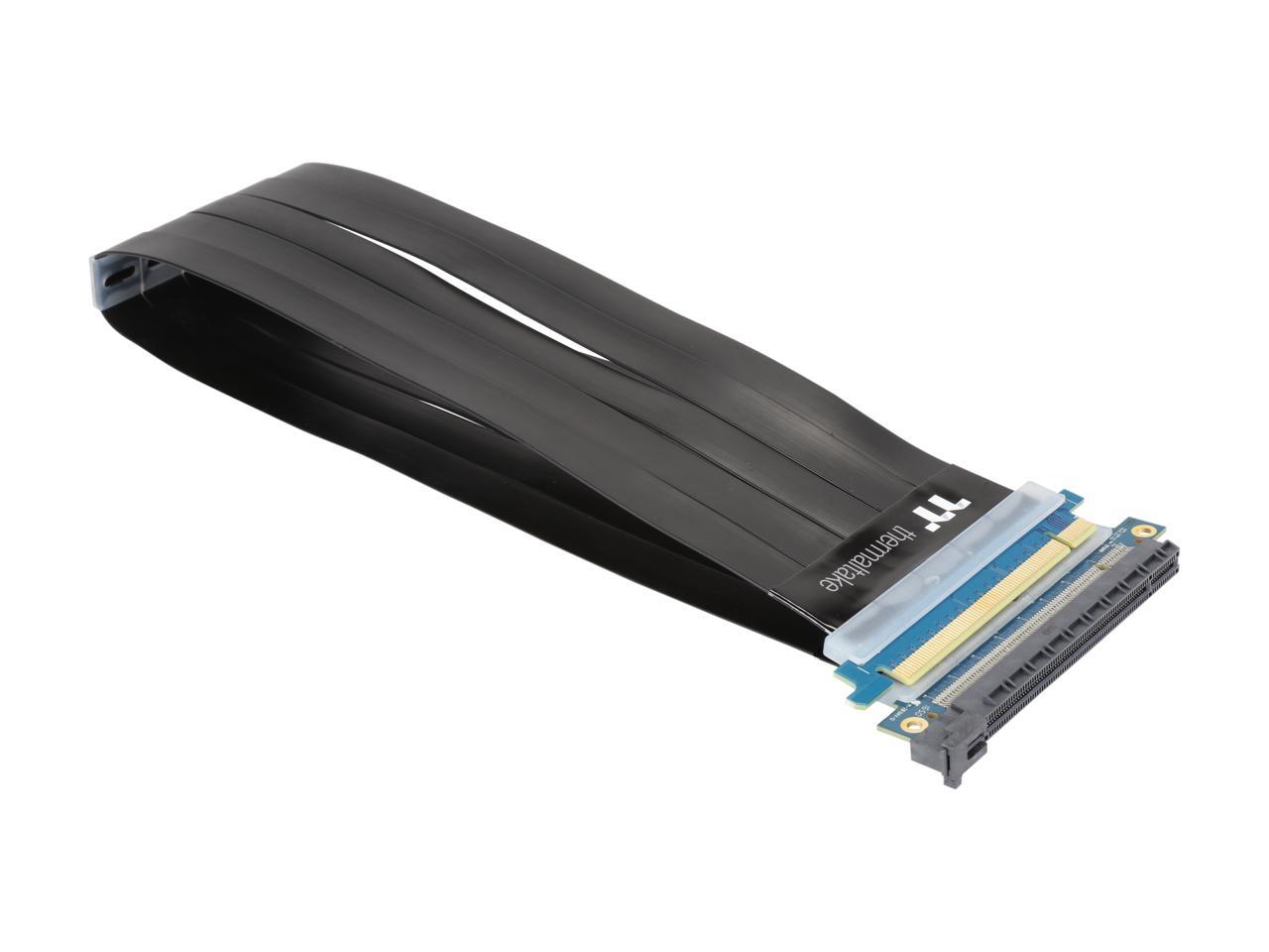 Thermaltake Ac-050-Co1Otn-C1 Tt Premium Pci-E X16 3.0 Extender Riser Cable 600Mm Black