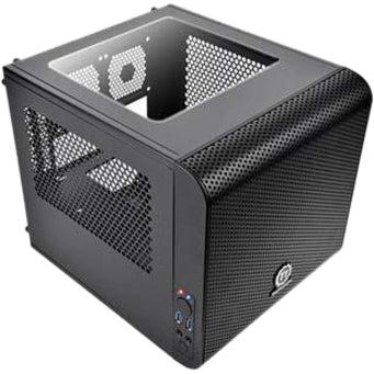 Thermaltake Core V1 Ca-1B8-00S1Wn-00 No Power Supply Mini-Itx Cube Case (Black)