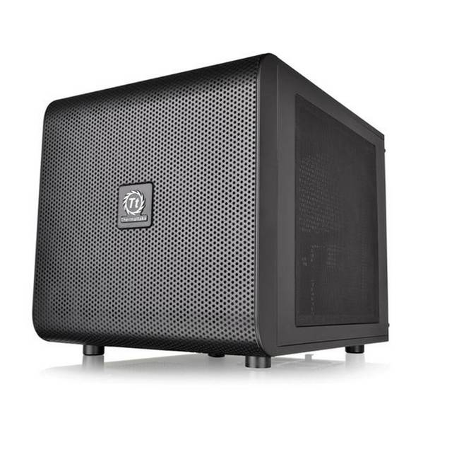 Thermaltake Core V21 Ca-1D5-00S1Wn-00 No Power Supply Microatx Cube Case (Black)