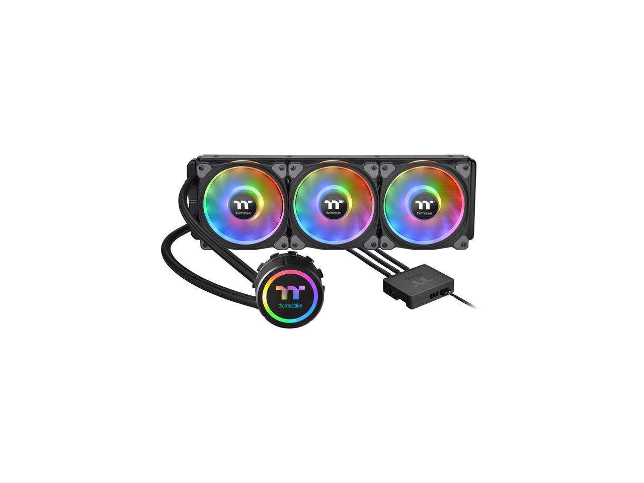 Thermaltake Floe Dx 360 Triple Riing Duo 16.8 Million Colors Rgb 54 Led Lga2066 Am4 Ready