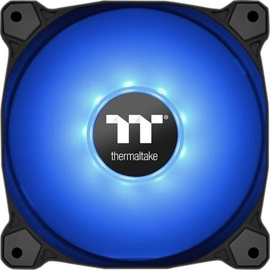 Thermaltake Pure A12 120Mm Blue Led Pwm Controlled Hydraulic Bearing High Airflow High Performance Case/Radiator Fan, Cl-F109-Pl12Bu-B