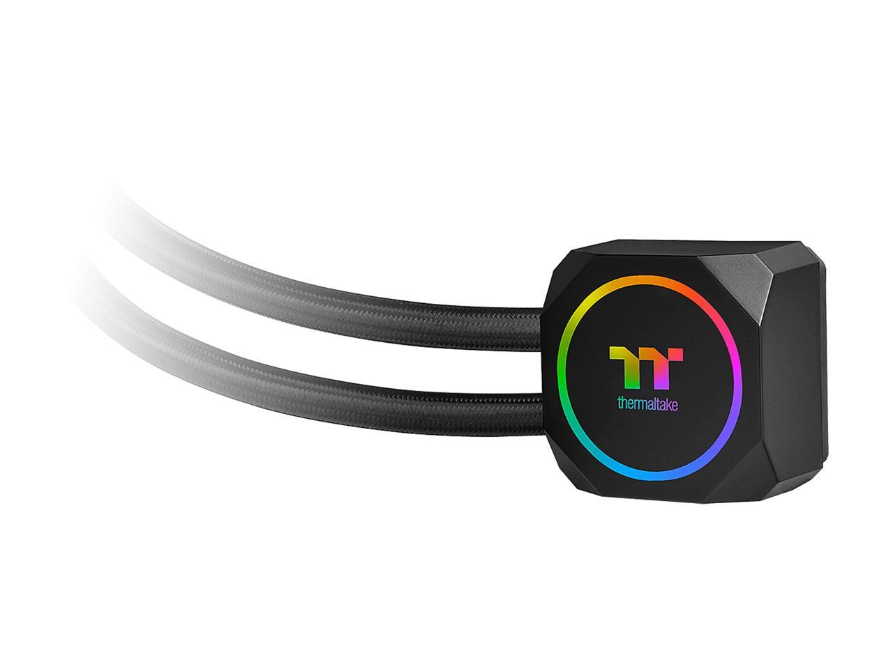 Thermaltake Th360 Argb Motherboard Sync Edition Intel/Amd All-In-One Liquid Cooling System 360Mm High Efficiency Radiator Cpu Cooler, Cl-W300-Pl12Sw-A