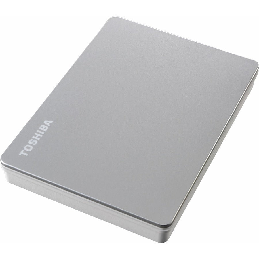 Toshiba Canvio Flex HDTX140XSCCA 4 TB Portable Hard Drive - External - Silver