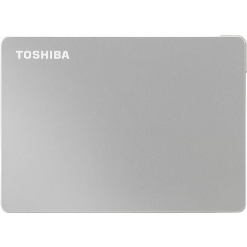 Toshiba Canvio Flex HDTX140XSCCA 4 TB Portable Hard Drive - External - Silver
