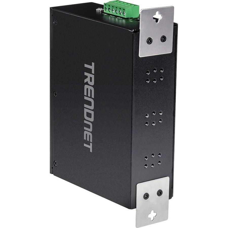 TrendNet 16-Port Industrial PoE+ Switch - DIN-Rail Gigabit Network Hub | Tecisoft® TI-PG162