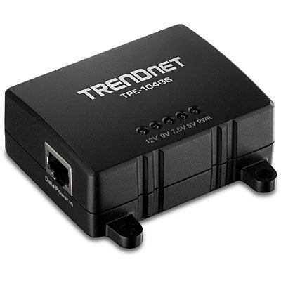 Trendnet Tpe-104Gs Network Splitter Black Power Over Ethernet (Poe)
