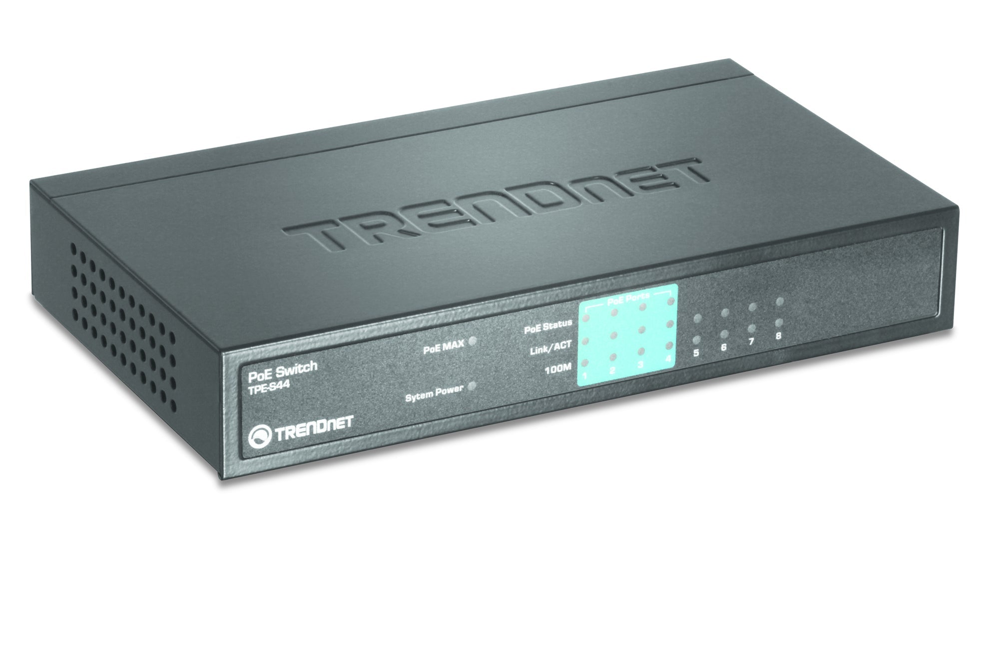 Trendnet Tpe-S44 Network Switch Unmanaged Power Over Ethernet (Poe) Blue
