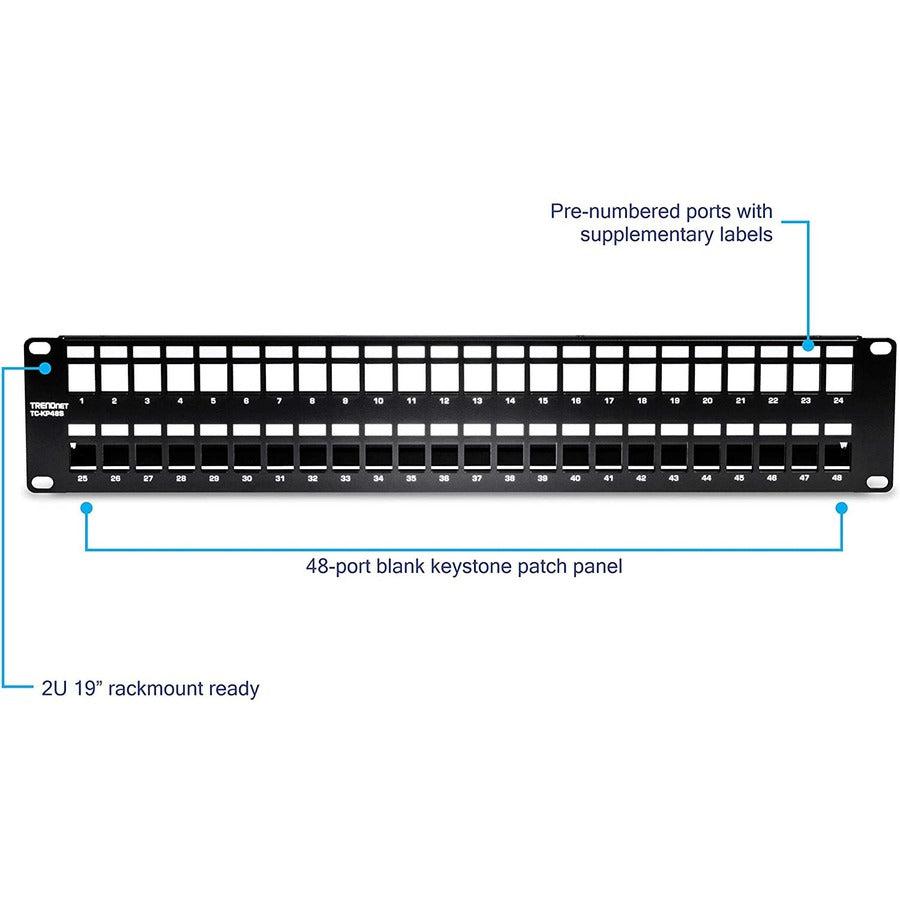 Trendnet Tc-Kp48S Patch Panel 2U