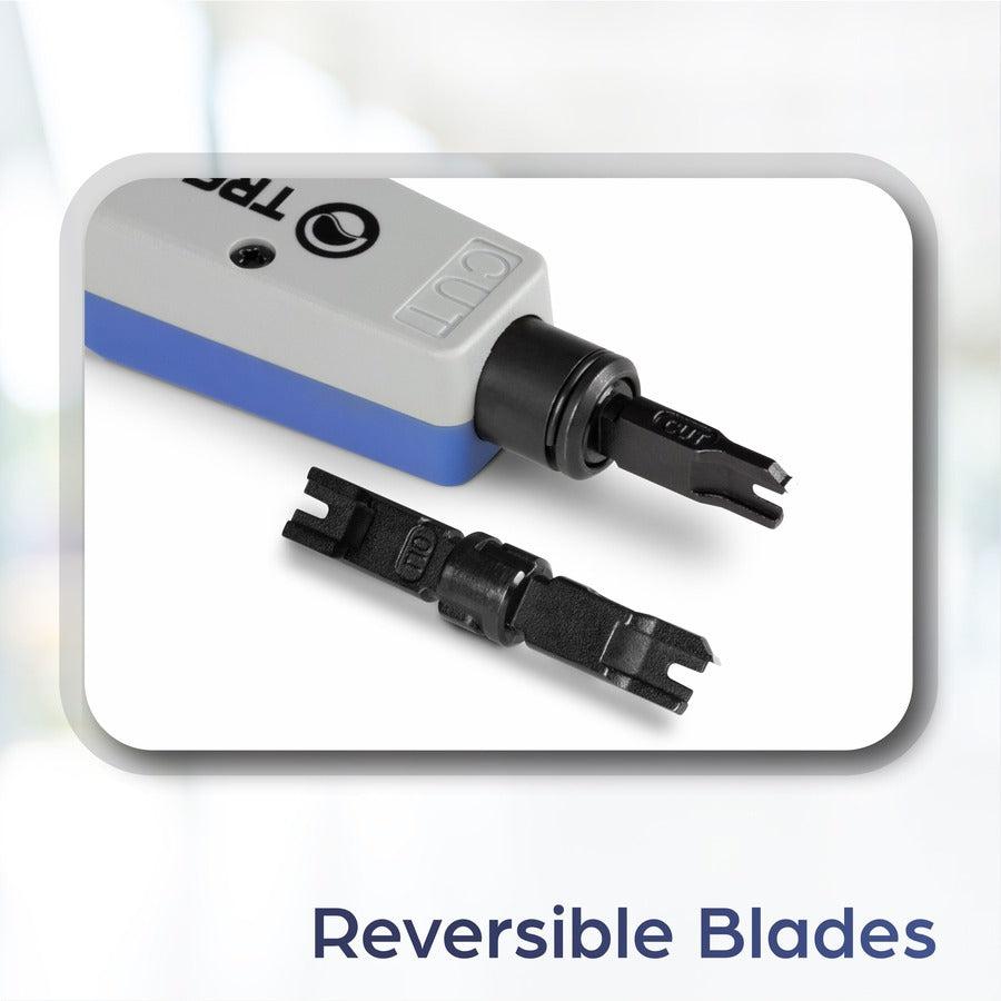 Trendnet Tc-Pdt Punch Down Tool With 110 And Krone Blade Network Analyser Blue, White